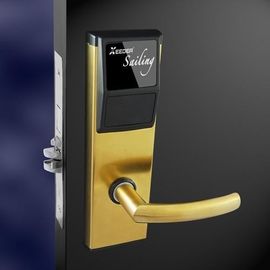 中国 L5121-MKのホテルの電子ドア ロックANSIの標準的なほぞ穴の金色 サプライヤー